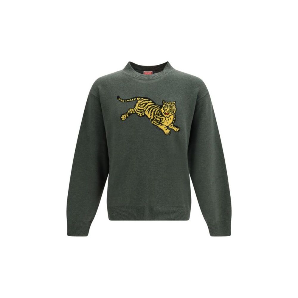 Kenzo Men Kenzo Jumping Tiger Cotton Sweatshirt